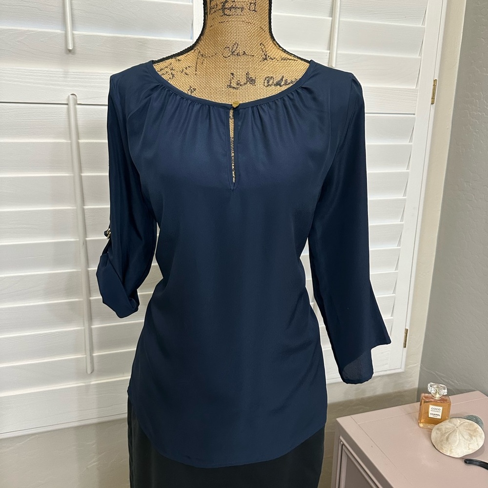 MICHAEL Michael Kors Midnight Blue Blouse